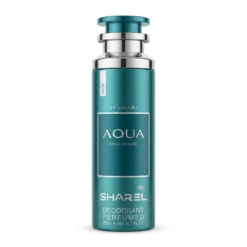 : اسپری دئودورانت مردانه شارل Sharel مدل آکوا بولگاری - Sharel_شارل - عطر و ادکلن