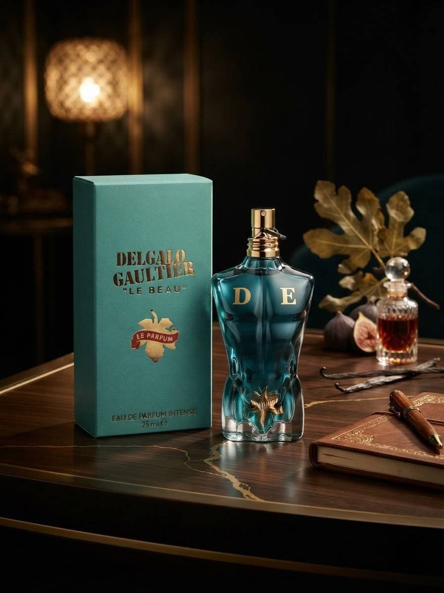 ادکلن جیبی مردانه دلگادو مدل گالتیه لو بو له پرفوم حجم ۲۵ میل (Delgado Gaultier Le Beau Le Parfum) - عکس 1 از 1