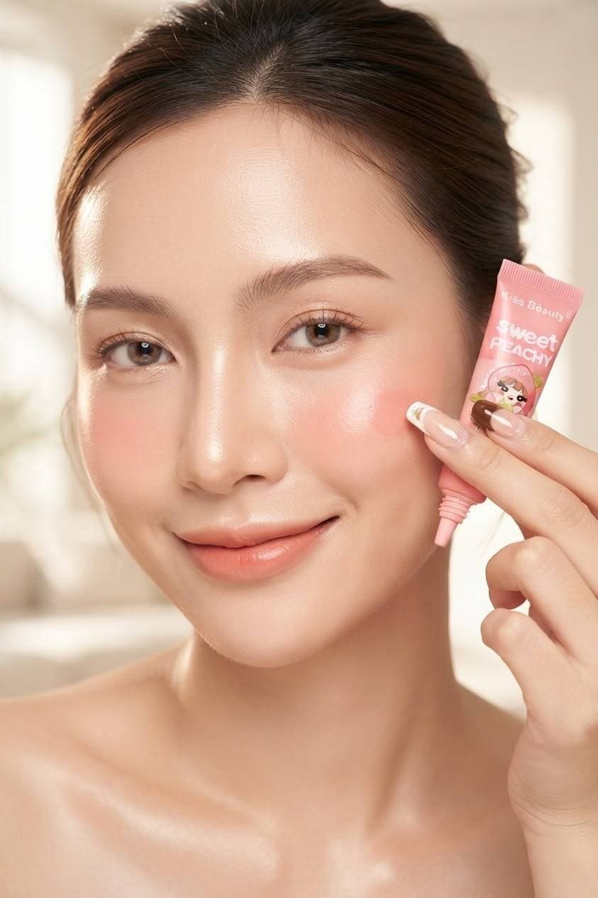 رژگونه جادویی هلو – Kiss Beauty Sweet Peachy Magic Blusher 30 ml - عکس 1 از 4